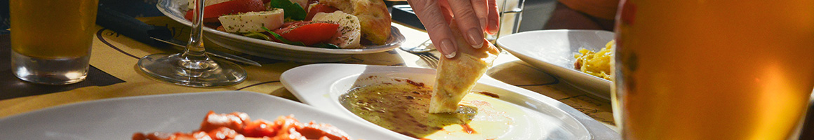 Eating Mediterranean at Mediterranean Grill restaurant in Happy Valley, OR.